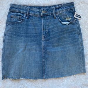 Old Navy High-Waisted Raw-Hem Jean Pencil Skirt